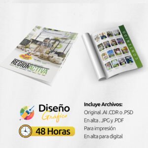 Servicio de diseño grafico profesional de alta calidad y alta velocidad.